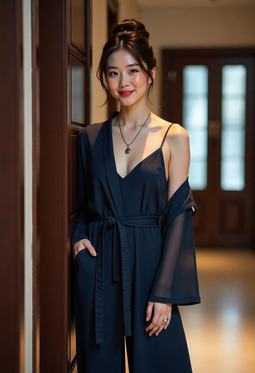 剧中结尾夫妻默契对视的镜头